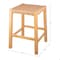 Alaterre Furniture Newport 24in H Wood Counter Height Stool 24 with Handcrafted Woven Rope Seat, Natural ANNP2220 - alternate 11